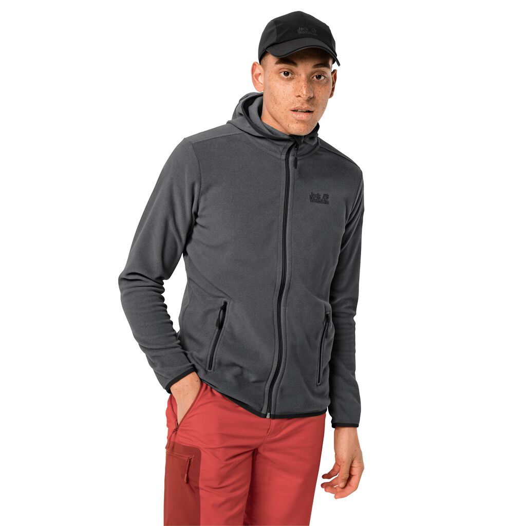 Jack Wolfskin ARCO fleece ζακετεσ ανδρικα μαυρα ριγε | GR7294431